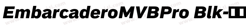 EmbarcaderoMVBPro Blk字体转换